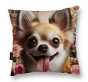 VANKÚŠ PRE PSA ČIVAVA 40x40 na spanie DARČEK pes pes Soft deco