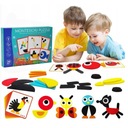 DREVENÉ LOGICKÉ PUZZLE MONTESSORI ZVIERATKÁ PUZZLE 63 kusov