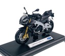 MOTOCYKEL WELLY APRILIA TUONO V4 1:18 NOVÝ KOV.