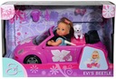 evi bábika New Beetle kabriolet Auto pre bábiku