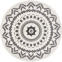 Okrúhly orientálny koberec so strapcami ETNO BOHO 120