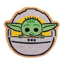 Star Wars - rohožka v tvare Baby Yoda (40 x 60 cm)