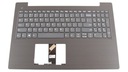 PALMREST + KLÁVESNICA PRE LENOVO V330-15IKB / ŠEDÁ