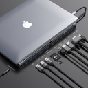 Adaptér zábavy 11v1, USB-C HUB na 2x HDMI, 3x