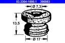 ATE 03.3304-1000.1 Uzáver plniaceho hrdla, nádržka brzdovej kvapaliny