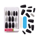 Kiss Artificial Nails Gel Fantasy - úplne nová veľkosť L 1 bal. - 24 ks