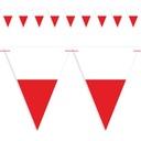 Svetové vlajky banner POLSKA, závesná dekorácia PARTY