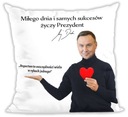 Vankúšik pán Andrzej PIS, pekný deň