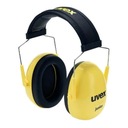 UVEX žlté slúchadlá s potlačením hluku pre deti