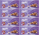 Milka čokoládové hrozienka a orechy 100g x8