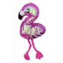 Vankúš flitr Flamingo 35 cm NO-1002507