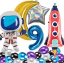 BALÓNY narodeniny 9 ROKOV VESMÍRNY RAKETOVÝ ASTRONAUT