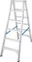 Krause Stabilo obojstranný rebrík 2x6 schodov
