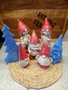 Set Dwarfs Dwarfs Dwarfs Gnomes s trblietkami