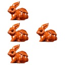 Mini Bunny Sculpture Tiny Decor 4 KS