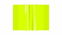 OBAL NA ZÁPISNÍK A5 PVC NEON ŽLTÝ 10 kusov