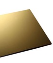 Plexisklo Plexisklo zlaté zrkadlo 2mm, rozmer 500x300mm