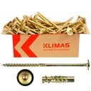 WKCP 8x280 TESÁRSKE SKRUTY DO DREVA TORX 50 ks