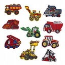SADA 10 ks. CARS traktory bagre záplaty TERMO