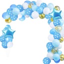Balónový girlandový luk s balónikmi Blue Boy Birthday One Year Crst