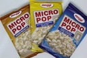 Popcorn do mikrovlnky 10 x soľ, 10 x maslo, 5 x syr