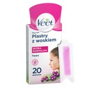 Veet Strips s voskom na depiláciu tváre 20 ks.