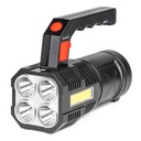 4LED CREE nabíjateľná baterka 1200mAh vyhľadávací svetlomet výkonná 4režimová USB nabíjačka
