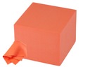 Kocka v tvare kocky 10x8cm Oranžová podpera