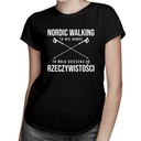 Nordic walking nie je hobby tričiek na nordic walking