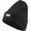 ZIMNÁ ČIAPKA PUMA RIBBED CLASSIC BEANIE, ČIERNA