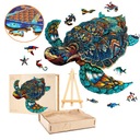 Drevené puzzle pre dospelých darčeková skladačka L