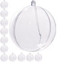 AKRYLÁTOVÁ GUĽA BAUBLE BALLS PLASTOVÝ PRÍvesok 10cm 12ks