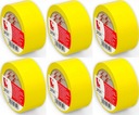 Výstražná označovacia páska 50mm/33m žltá x6