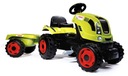 SMOBY Claas Farmer XL traktor s prívesom 710114