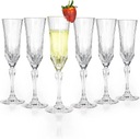 Krištáľové poháre na šampanské 180ml ADAGIO 6ks
