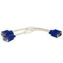 Akyga AK-AD-20 VGA M - 2x VGA F adaptérový kábel 0,25m