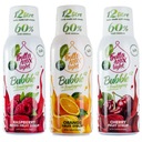 FruttaMax ochutené sirupy Malina + Pomaranč + Čerešňa