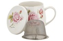 Sudový hrnček s infuzérom Flowers Rose infuser 320 ml