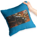 MODRÝ VANKÚŠ PRE DARČEK PRE FANÚŠIKOV MONSTER TRUCK + TEXT ZADARMO