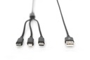 Univerzálny kábel 3v1 pre nabíjanie cez USB