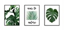 OBRAZY, PLAGÁTY V RÁME 33x43cm Triptych Nature P547