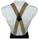 Podväzky Double X Strong, béžové, 4 cm