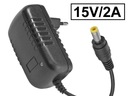 Stabilizovaný zdroj 230V/15V-2A, zástrčka 2,1/5,5 mm