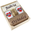 DARČEKOVÝ SADA UTERÁK + HRNČKY PRE BABKU A DEDKA