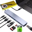 značkový HUB USB-C LAN ADAPTÉR RJ45 HDMI SD USB 3.0