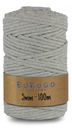 Spletená struna PRE MACRAME GREY 100m 5mm