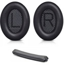 SADA NÁUŠNÍKOV + PÁSKOVÁ HUBKA PRE SLÚCHADLÁ BOSE QC35 QC35 II