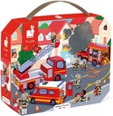 FIREFIGHTER kartónové puzzle v kufríku 24 ks. JANOD