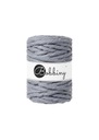 Paličkovaná šnúra Macrame 9mm 30m oceľ