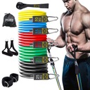 ODPOROVÉ GUMY PRE KONDIČNÉ CVIČENIA DO 100 KG PÁSKA SADA 5 ODPOROV